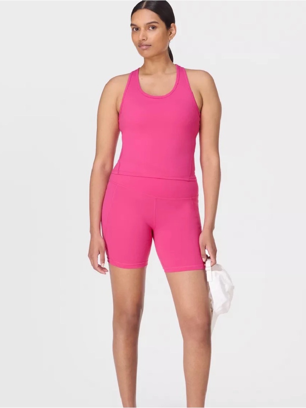 Sweaty Betty Power 6" Cycling Shorts Hot Pink size 8